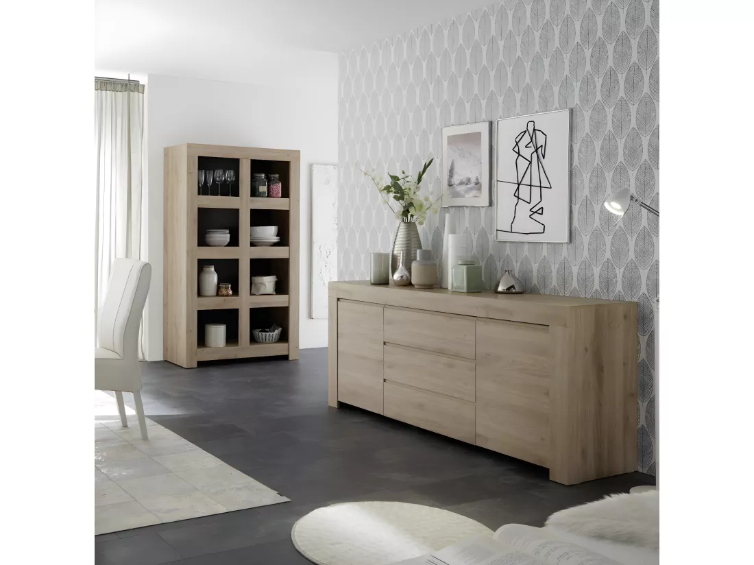 Buffet ouvert 8 niches H186 cm - Firenze