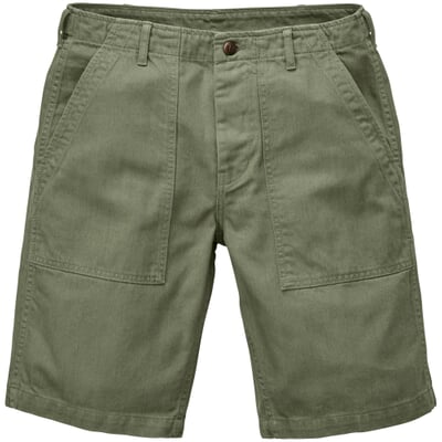 Herren-Baumwollshorts 1962, Oliv