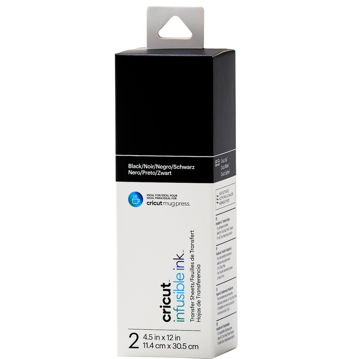 Cricut Infusible Ink overføringsark 2-pakning (sort)