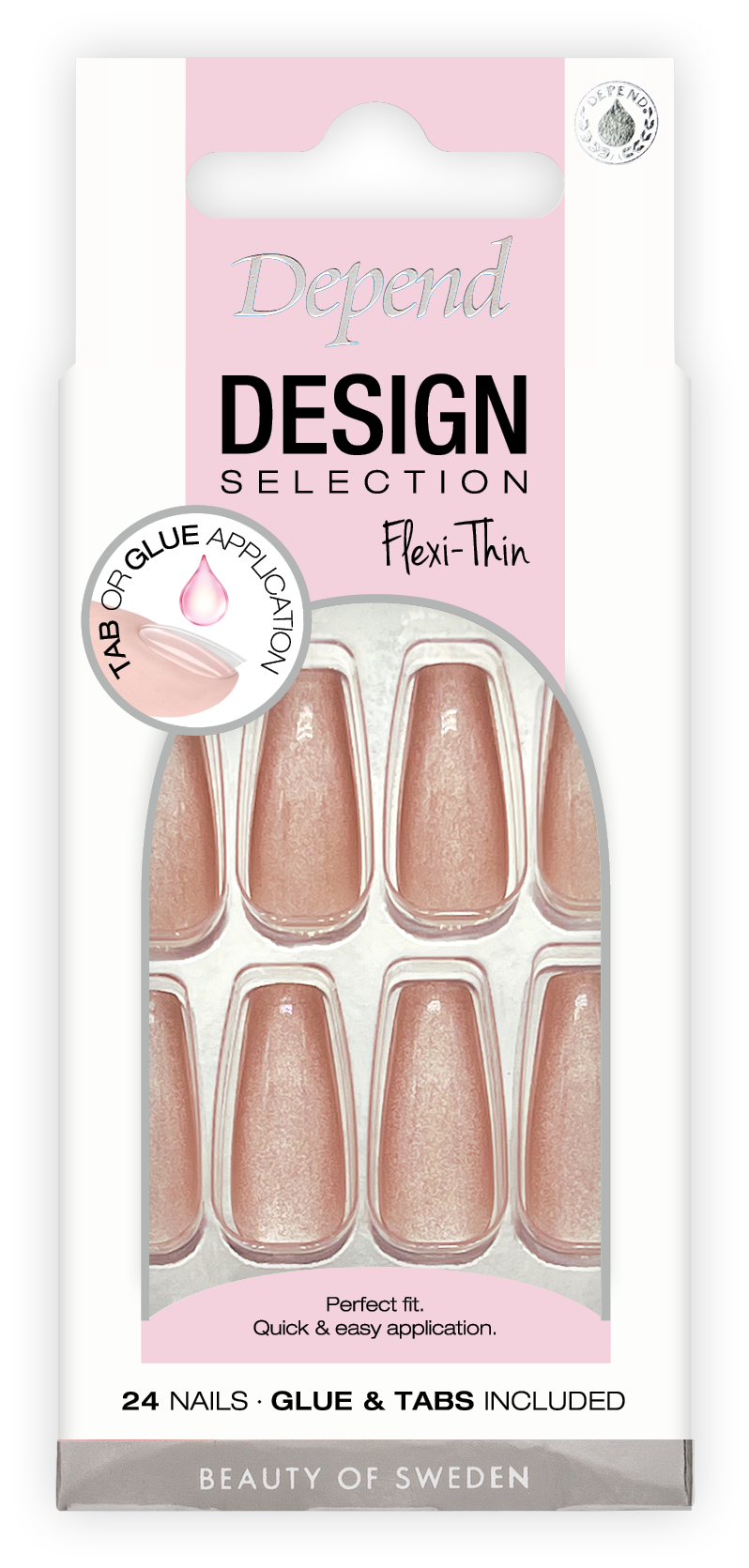 Depend Design Negler Glitter Ballerina