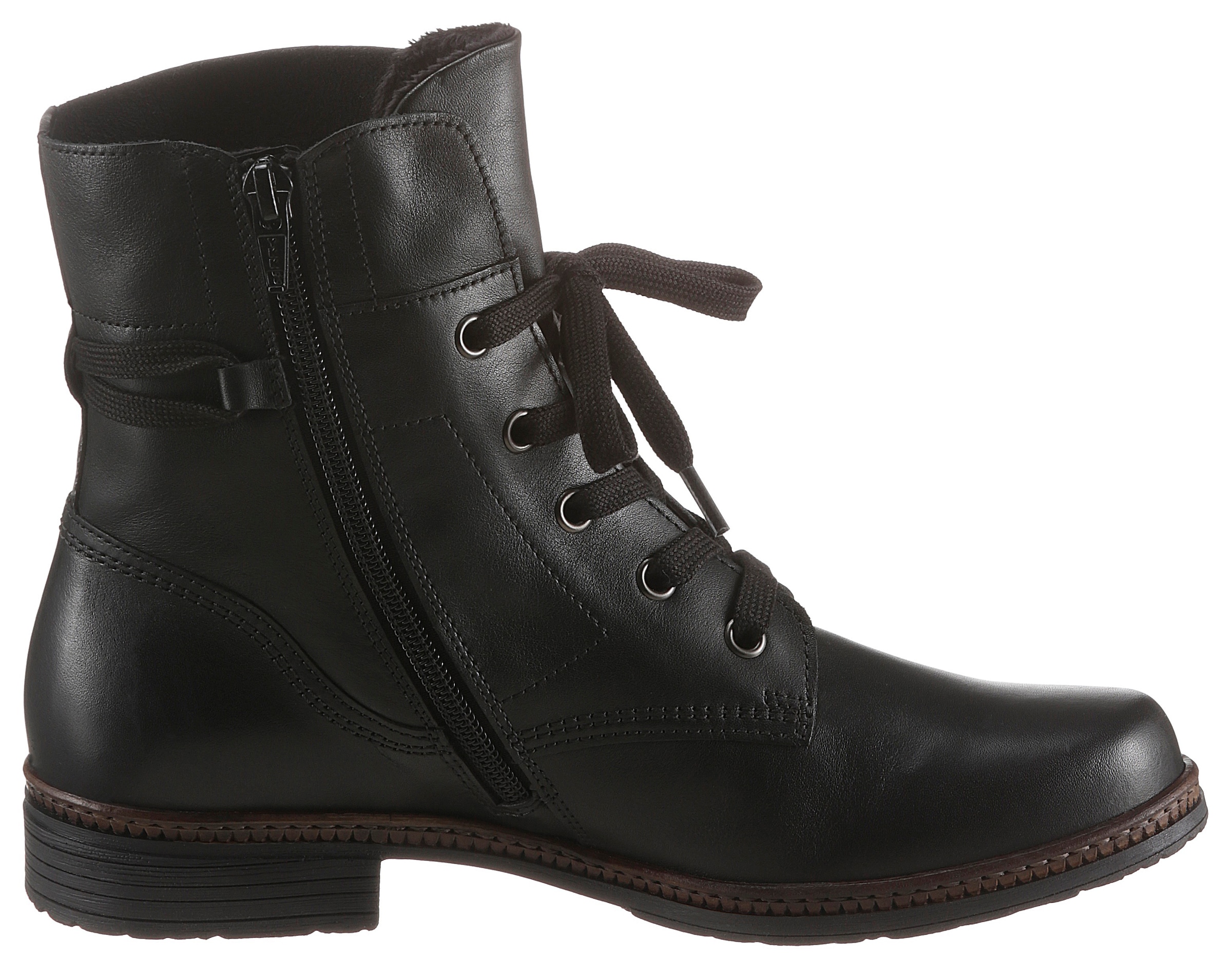 Gabor Schnürstiefelette  , Blockabsatz, Schnürboots, Businessschuh mit Best Fitting Ausstattung