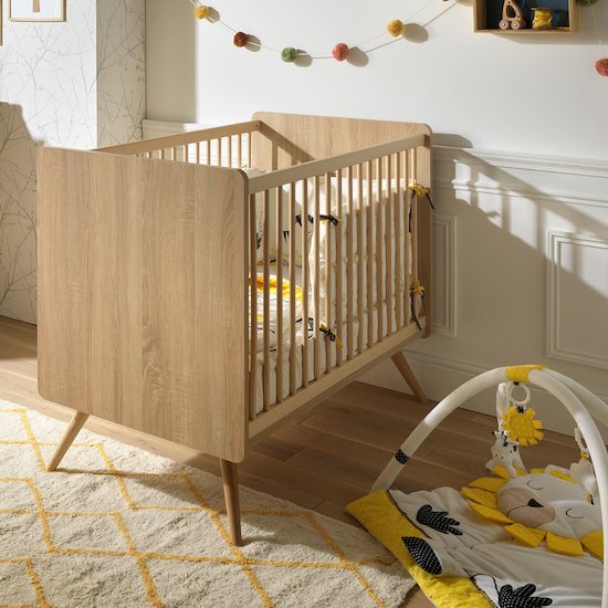 Sixties Lit bébé 60x120   Bois        de               Sauthon Baby's Sweet Home