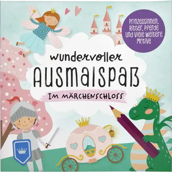 Malbuch Mädchen 2024