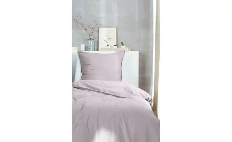 Stone Washed-Bettwäsche 200 cm 135 cm Rosé 135x200 cm