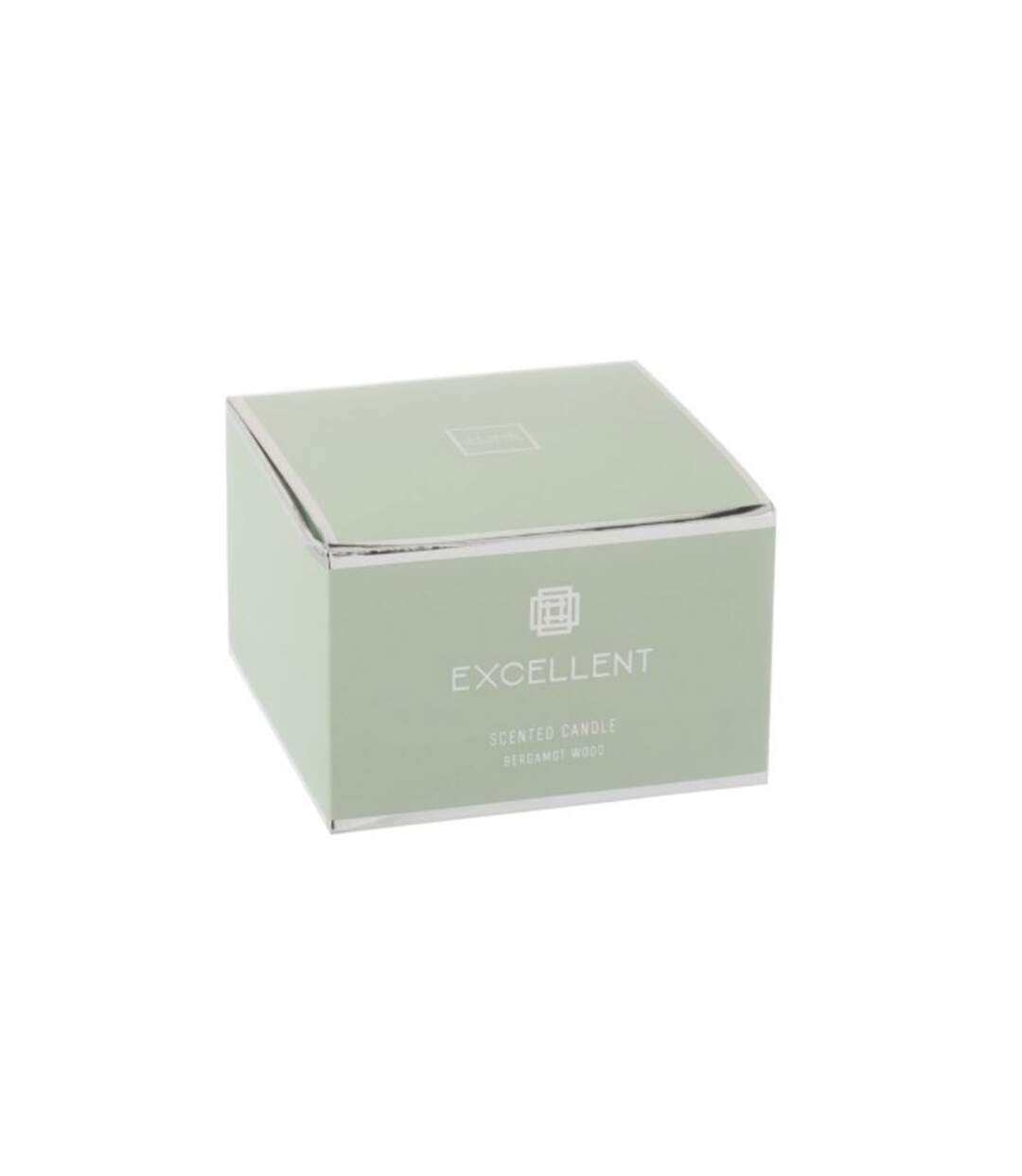 Paris Prix - Bougie Parfumée En Verre excellent 13cm Bergamot Wood Vert