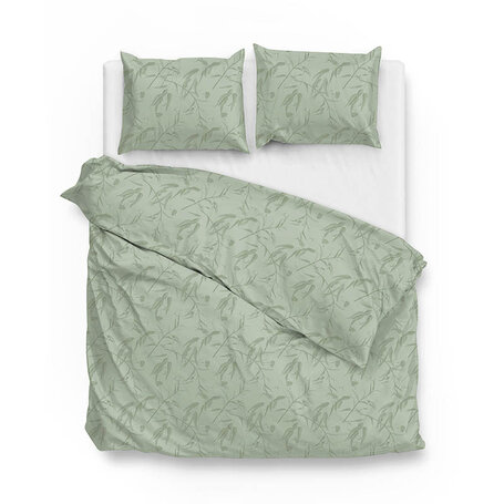 Dekbedovertrek Fiora di Satinado - Foam Green