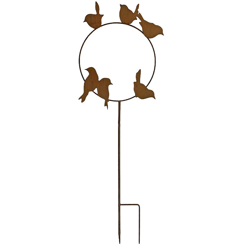 Tuteur déco oiseaux 30x92cm
