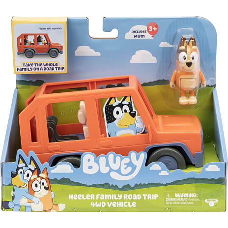 Bluey familiens 4WD feriebil