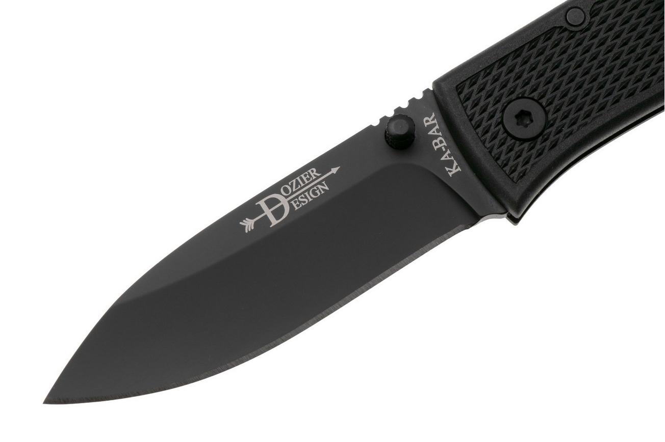 KA-BAR Dozier Folding Hunter 4062S35, Black S35VN, Black Zytel zakmes