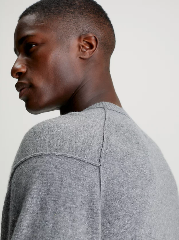 Suéter em mistura de lã e cashmere