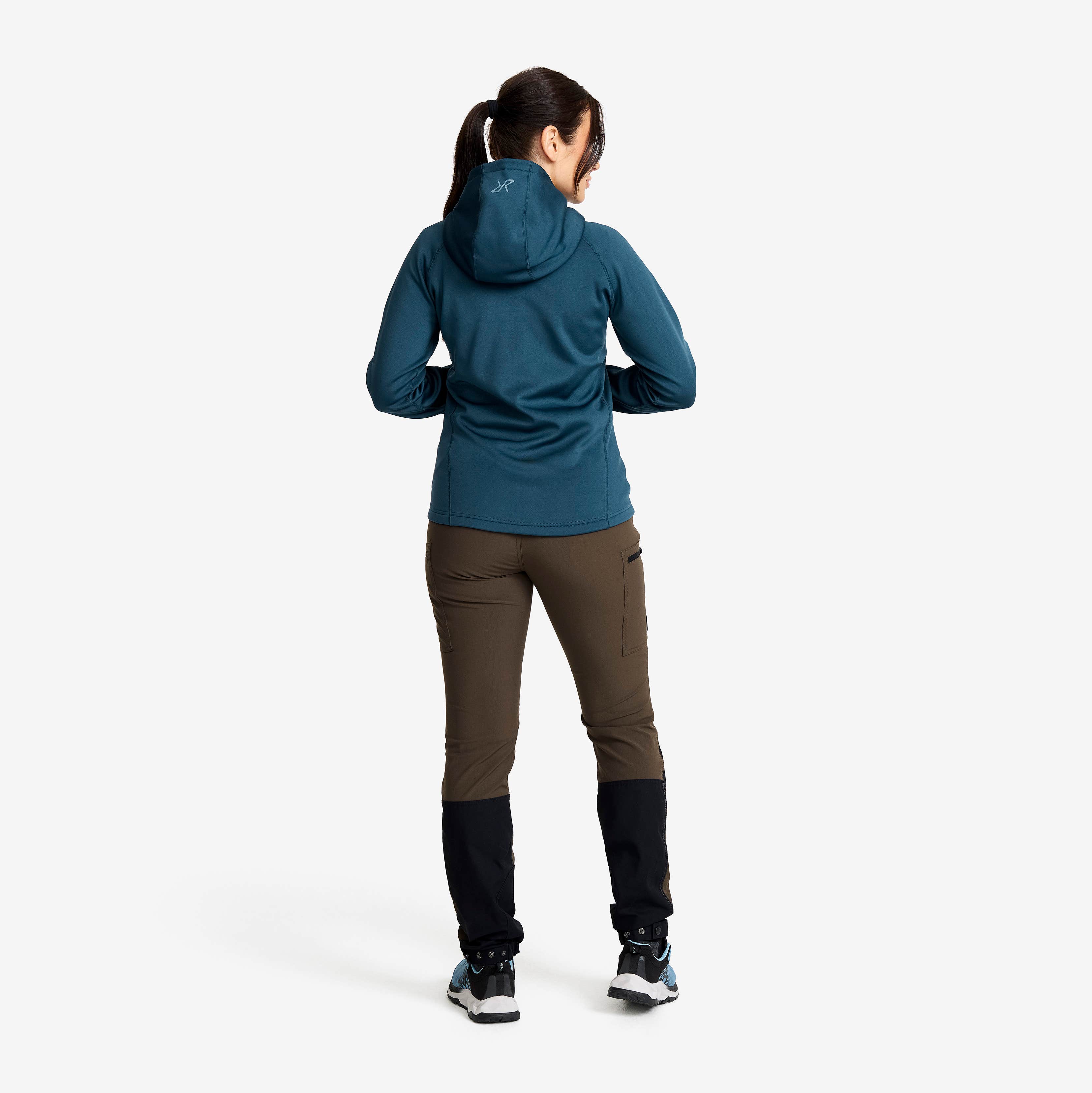 Evolution Stretch Fleece Hoodie Dame Moonlit Ocean/Stellar