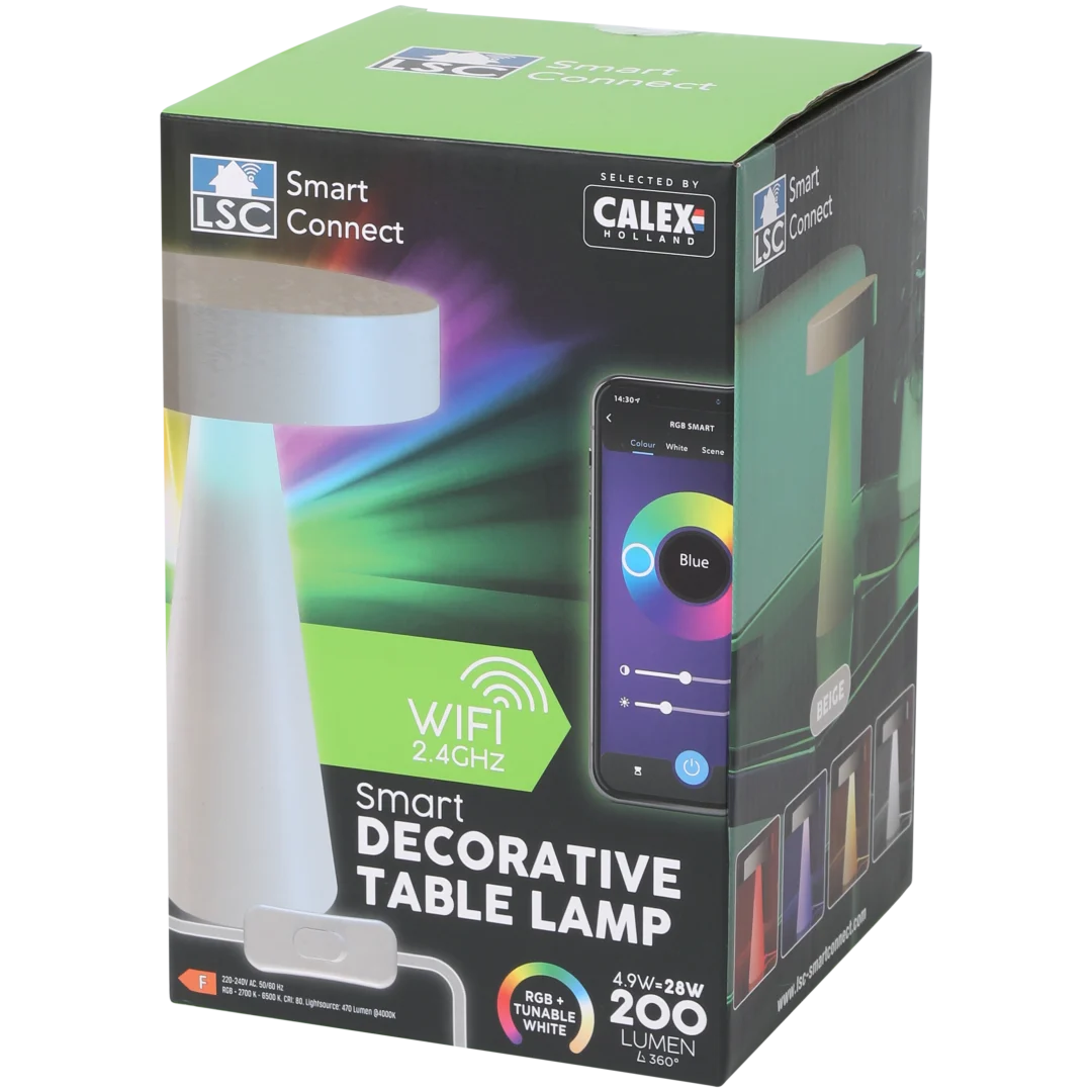Lampe de table connectée LSC Smart Connect