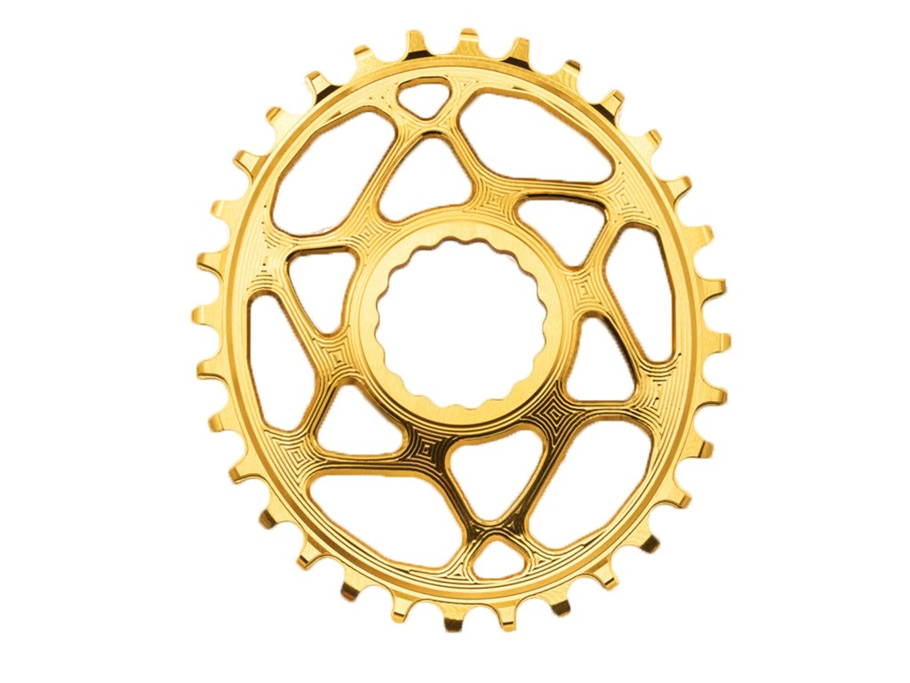 Absolute Black RaceFace Oval klinge 30T Guld
