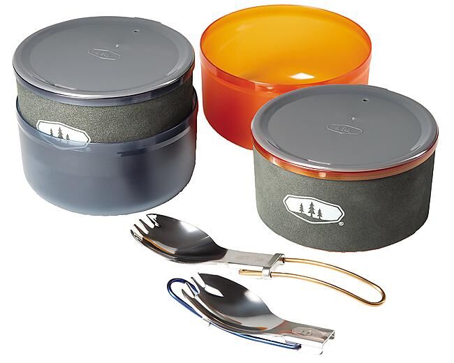 GSI OUTDOORS - POPOTE INOX GLACIER 2 PERSONNES