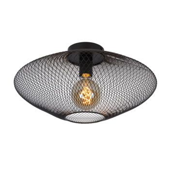 Lucide Mesh Plafonnière zwart
