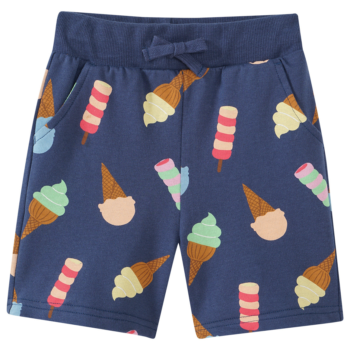 Topomini Baby T-Shirt und Joggingshorts im Set dunkelblau