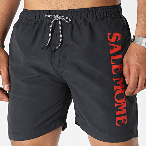Short De Bain Evil Toto Noir Rouge