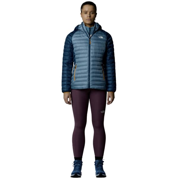 Doudoune ski THE NORTH FACE W BETTAFORCA LT DOWN HOODIE ALGAE BLUE/MIDNIGHT PETROL