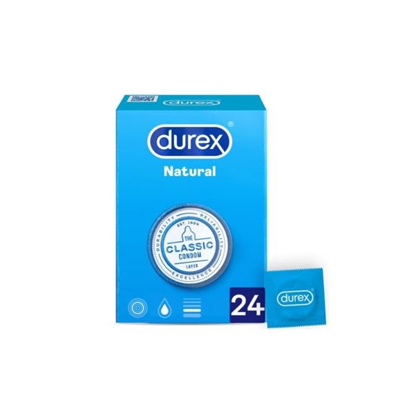 Durex Preservativos Natural Plus x24