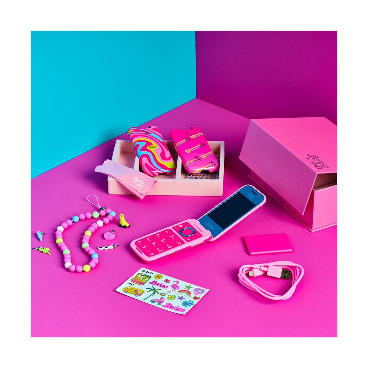 HMD Barbie mobiltelefon (rosa)