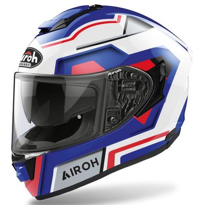Casque Airoh ST 501 - SQUARE - RED/BLUE GLOSS - Rouge / Bleu