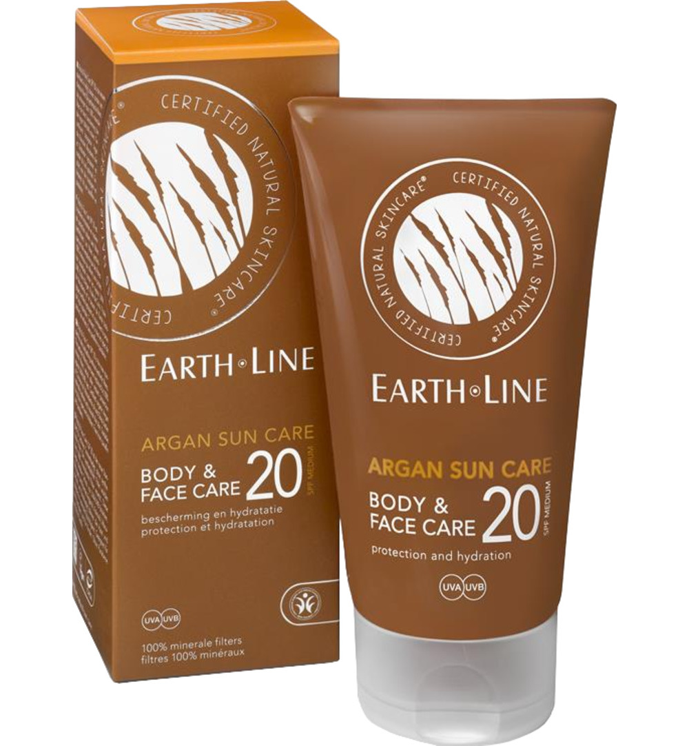 Earth-Line Argan sun face en body (150 ml)