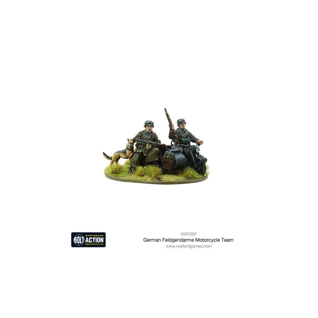 Bolt Action - German Feldgendarme Motorcycle Team