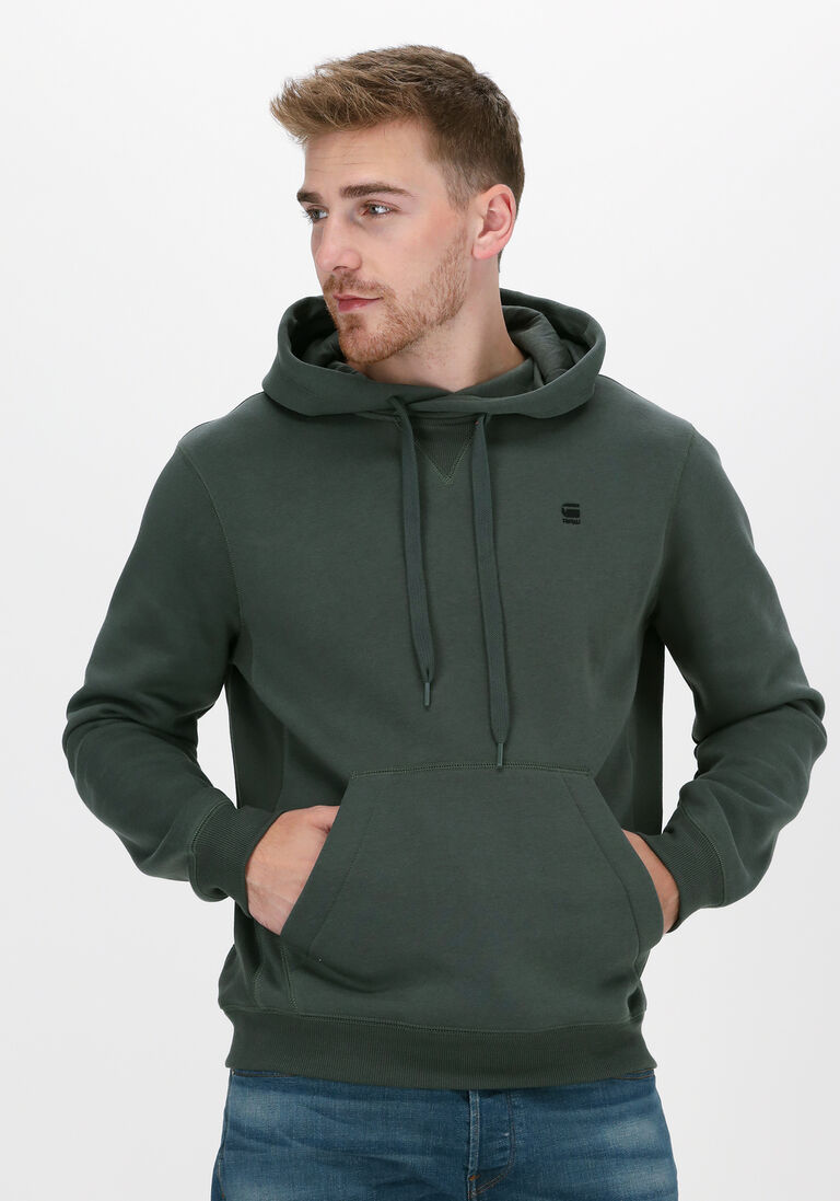 G-STAR RAW donkergroene g-star raw sweater c235 - pacior sweat r hoodie