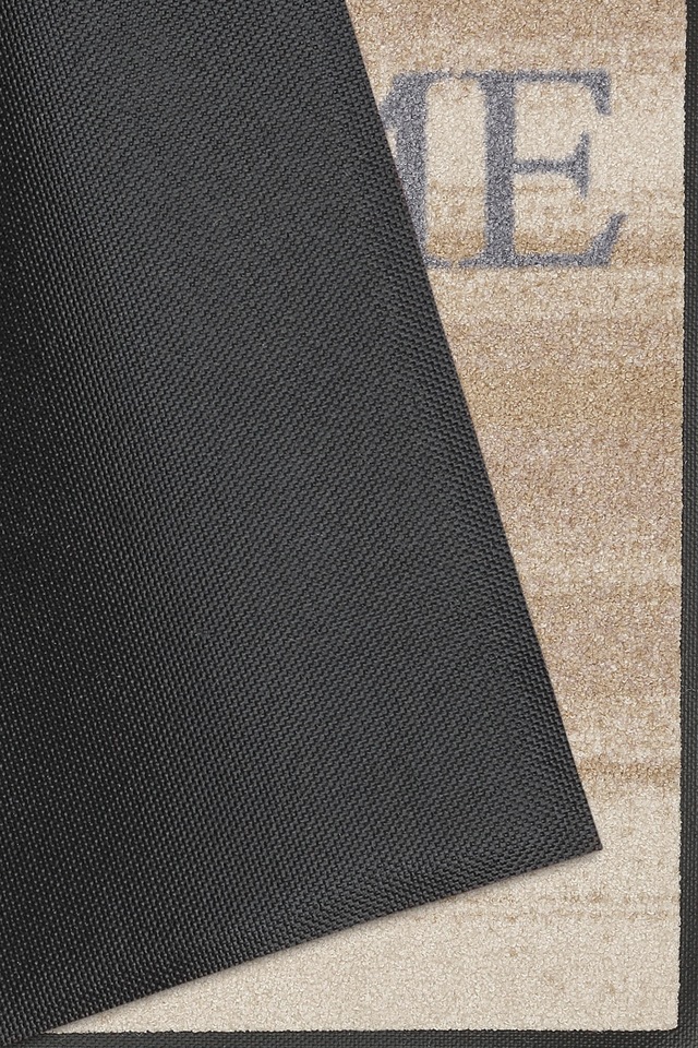 wash+dry by Kleen-Tex Fussmatte »Welcome Home« rechteckig 7 mm Höhe Schmutzfangmatte, mit Spruch, In- und Outdoor geeignet, waschbar