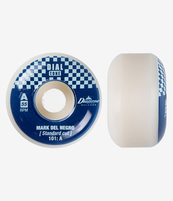 Dial Tone Del Negro Capitol Standard Rollen (white blue) 55mm 101A 4er Pack