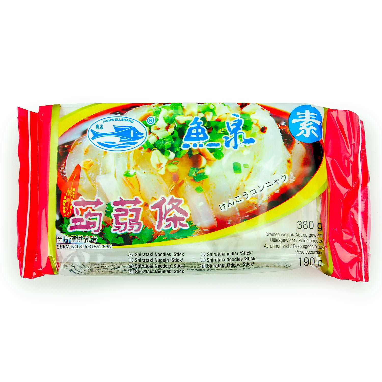 Shirataki de Konjac en bâtonnets