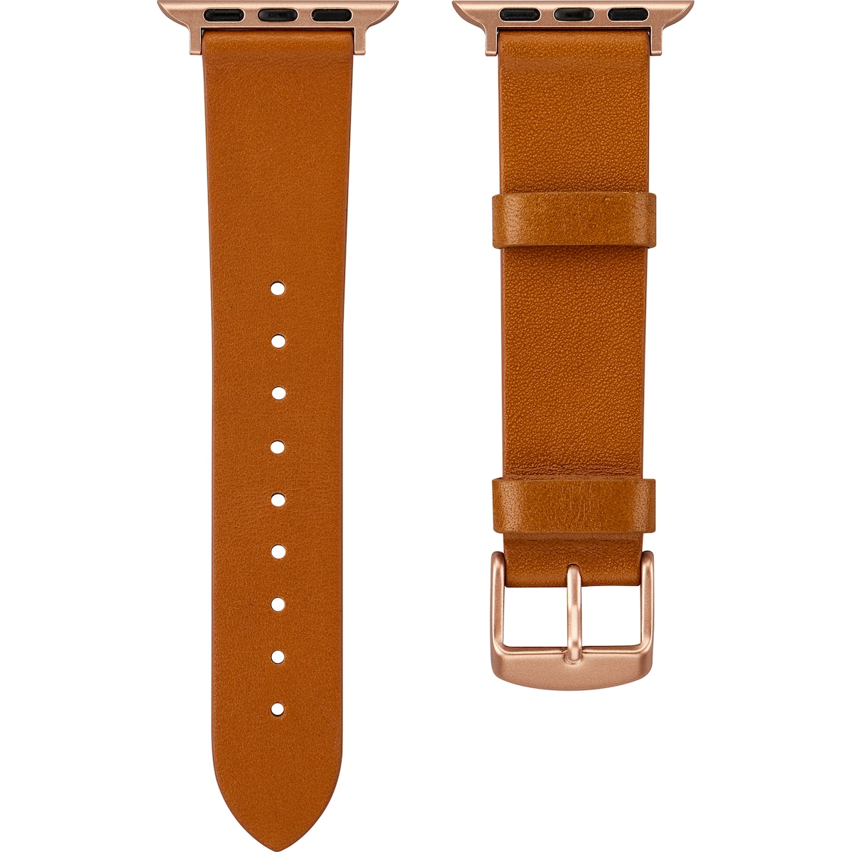 Sandstrøm Apple Watch lærrem 38/40/41 mm (lys brun)