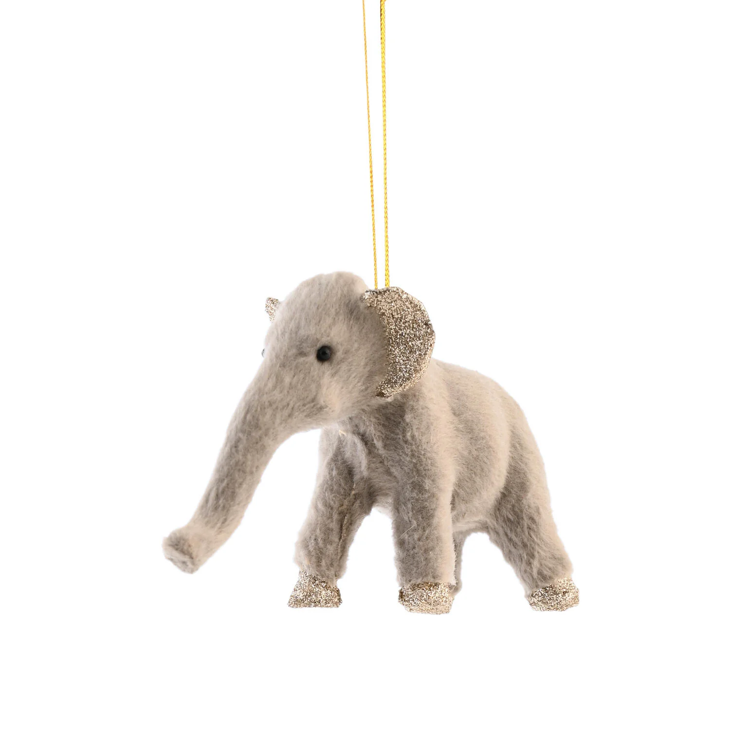 Det Gamle Apotek  Elefant juleophæng - Grå