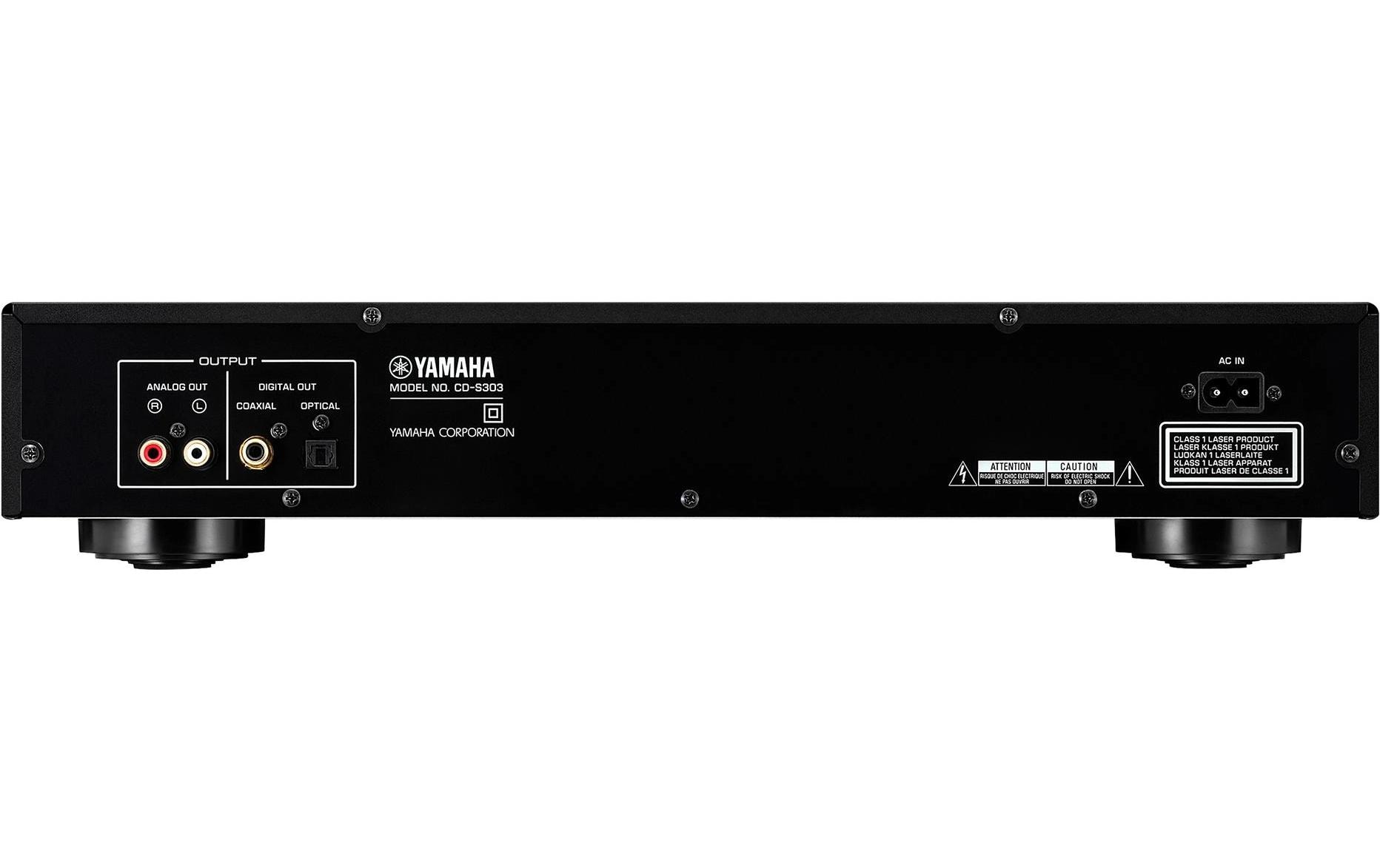 CD-Player CD-S303 Schwarz<br>CD-Player mit Pure Direct und Intelligent Digital Servo