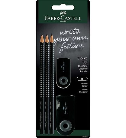 Faber-Castell Grip Set - 5 Teile - Schwarz