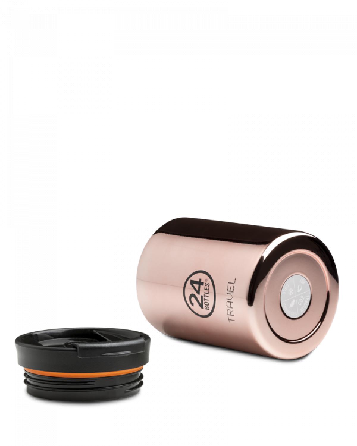 24 Bottles Thermobecher  Travel Tumbler 350ml Rose Gold