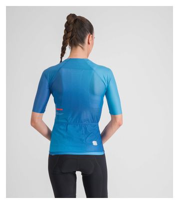 Maillot Manches Courtes Femme Sportful Light Bleu