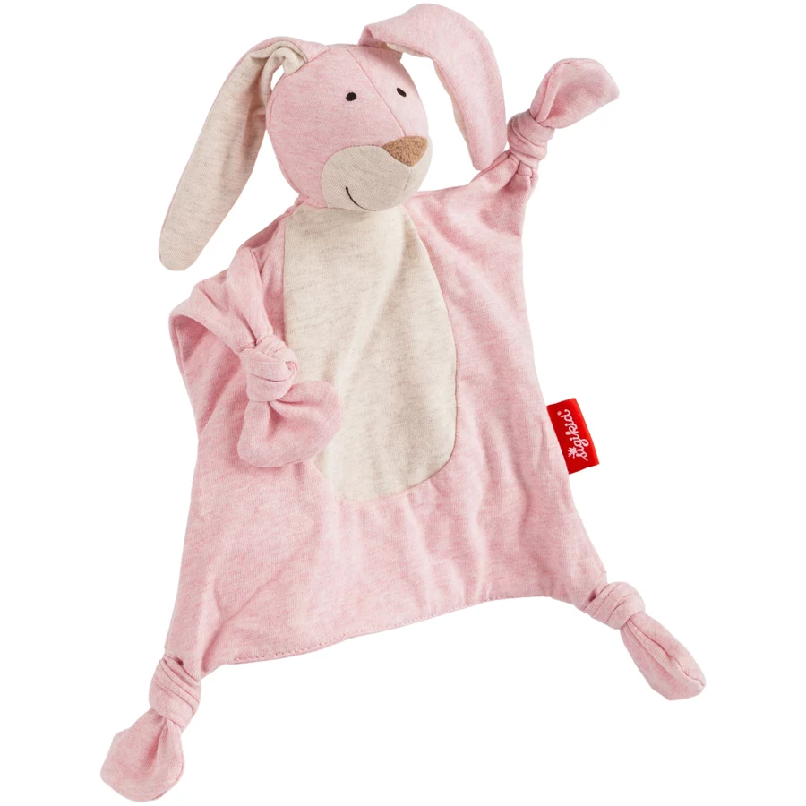 sigikid® Schnuffeltuch Hase Yellow rosa