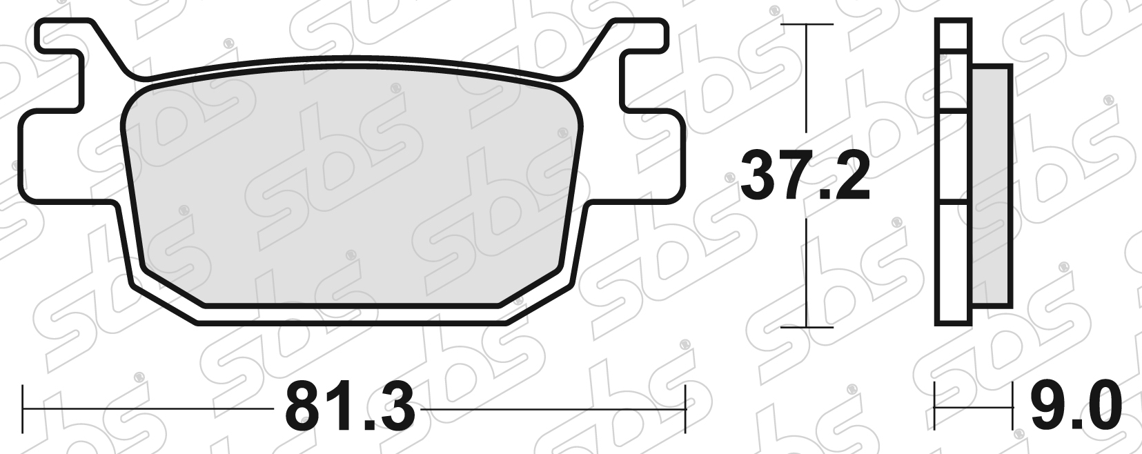 SBS - Plaquettes de frein 193 CT