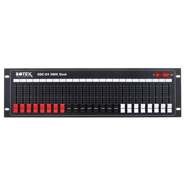 Botex SDC-24 DMX Desk Road Pack