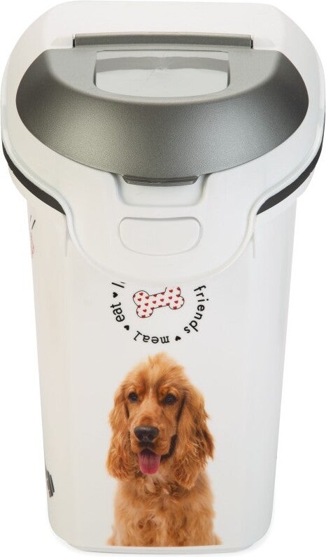 Curver voerton hond wit 15 L / 6 kg