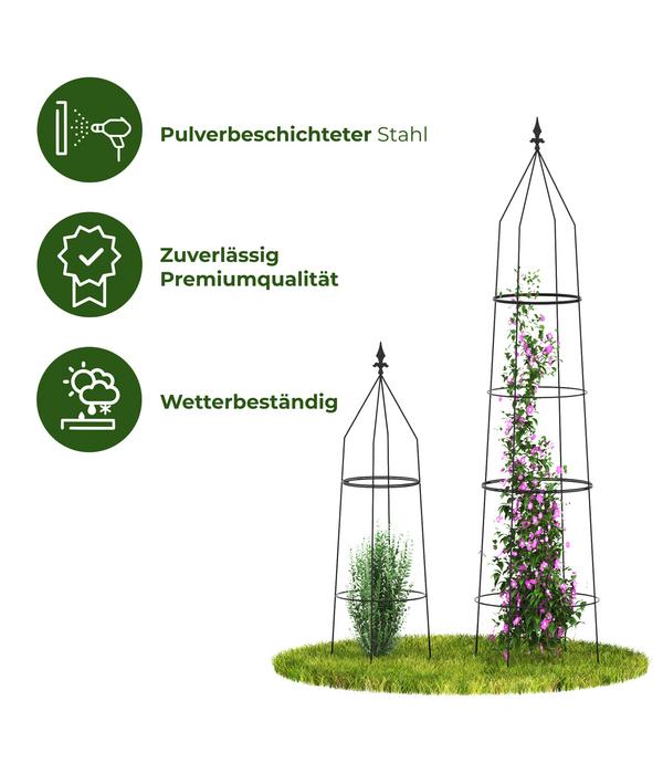 Dehner Obelisk-Set Ilaria, 2-teilig