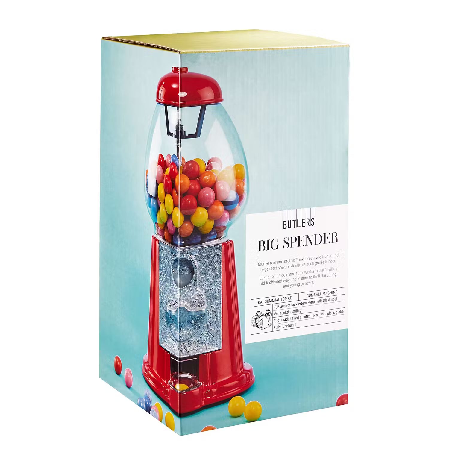 BIG SPENDER Kaugummi-Automat 6er-Set