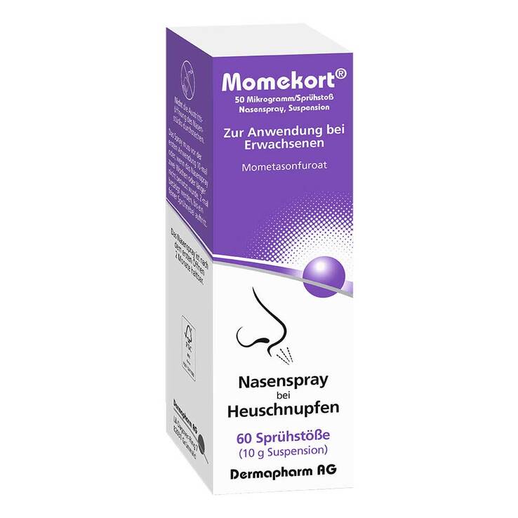 Momekort 50 µg / Sprühst. Nasenspray Suspension, 10 g