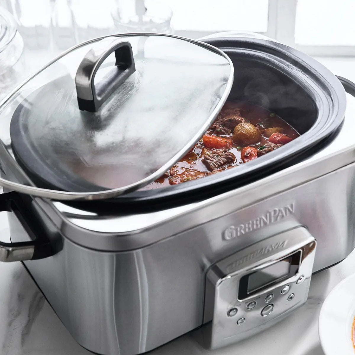 Greenpan Electricals Slow cooker 6L - Stainless Steel