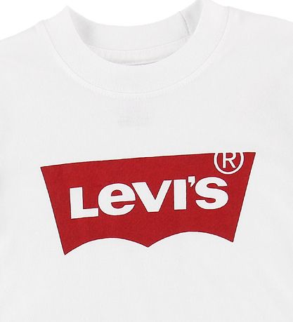 Levis T-Shirt - Batwing - Weiß m. Logo