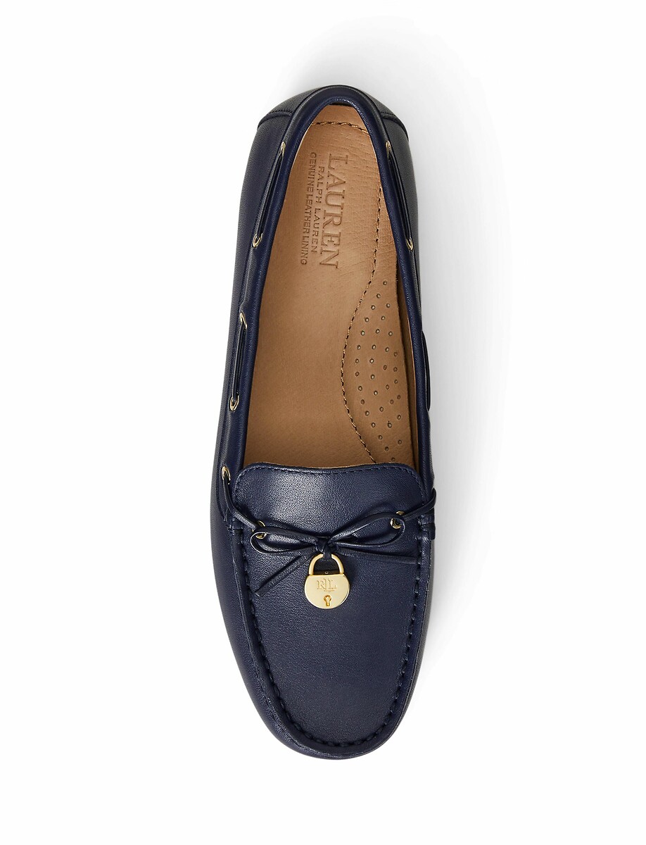 LAUREN RALPH LAUREN<br>Mocassins de couro Wylie