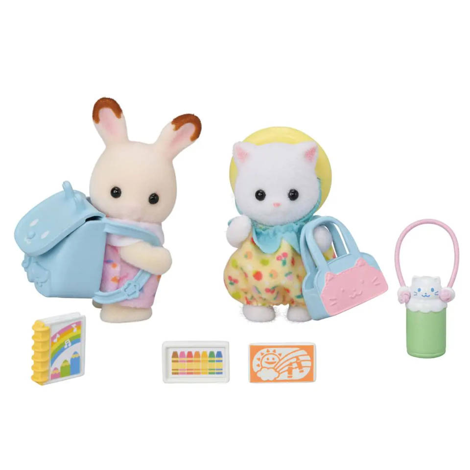 Sylvanian Families Duo peutervriendjes samen wandelen