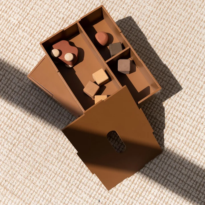Nofred - Aufbewahrungsbox mit Deckel, 33,5 x 9 x 24 cm, beige
