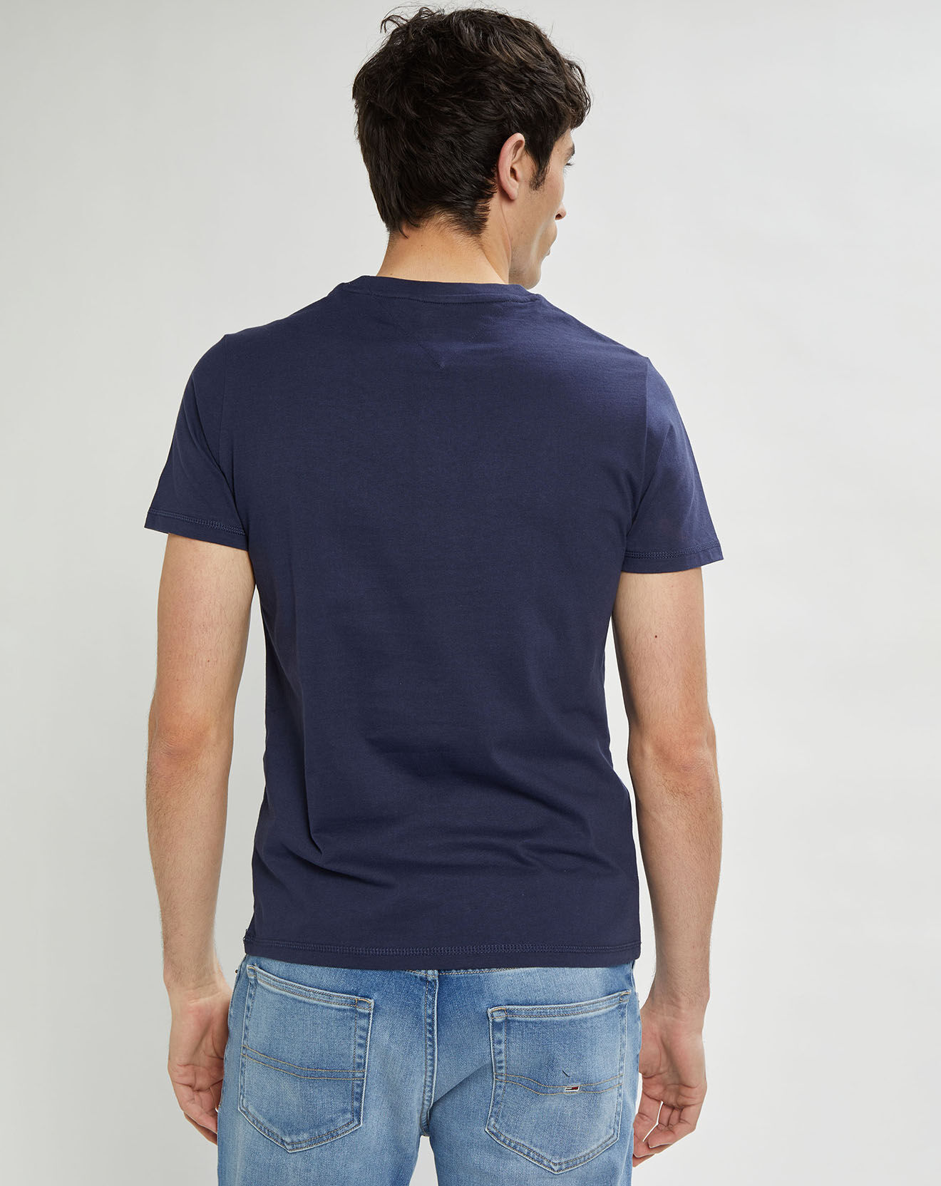 Tommy Jeans T-Shirt Chest Logo bleu marine